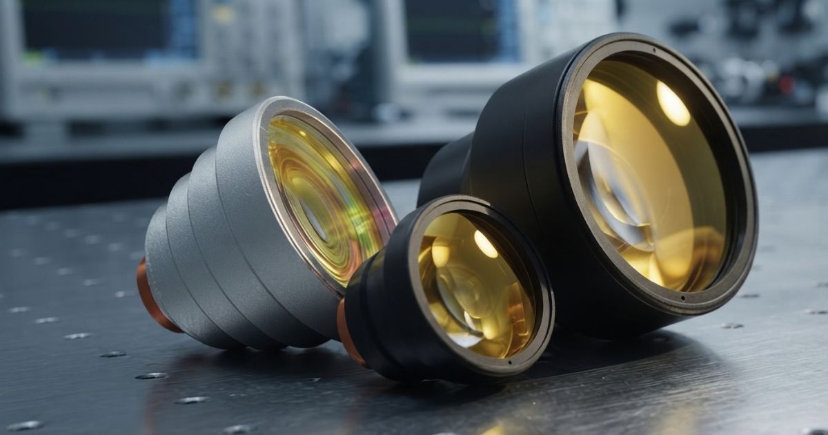 Telecentryczne soczewki skanujące ZnSe do laserów CO₂ 5 Telecentryczne soczewki skanujące ZnSe do laserów CO₂ 4