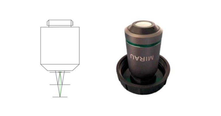 Mirau Principle Diagram & Interferometer Objective